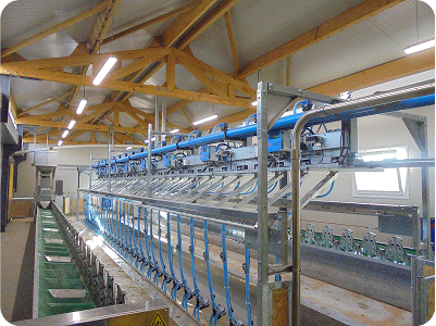 Salle de traite conventionnelle