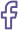Logo facebook violet
