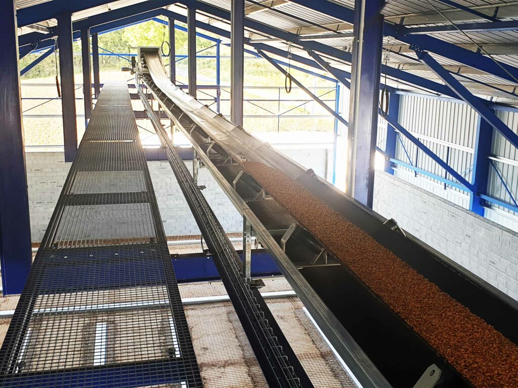 Convoyeur a bande céréales